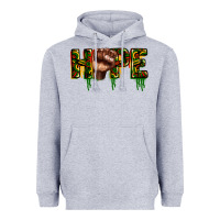 Heather Grey hope juneteenth Heavyweight Hoodie - CowGirlArtShop