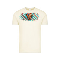 Vintage Arctic cow floral Vintage Tee - JahusDesignShop