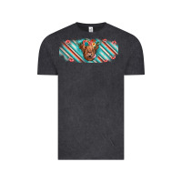 Vintage Black cow floral Vintage Tee - JahusDesignShop