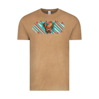 Vintage Camel cow floral Vintage Tee - JahusDesignShop