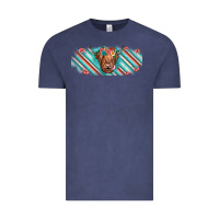 Vintage Denim cow floral Vintage Tee - JahusDesignShop