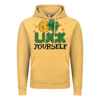 Vintage Mustard go luck yourself Vintage Hoodie - MaliasSmallBusiness