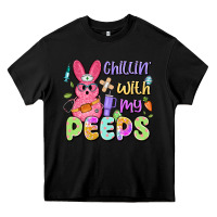 Black chillin' with my peeps Heavy Core Tee - Artiststas