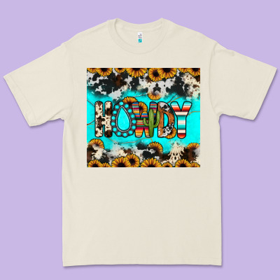 Howdy Premium Tee Designed By Jahusdesignshop
