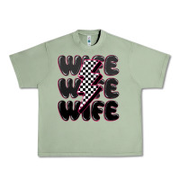 Oil Green wife wife wife Urban Heavy Tee - MaliasSmallBusiness