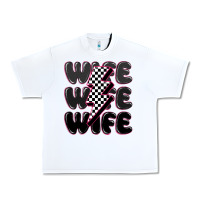 White wife wife wife Urban Heavy Tee - MaliasSmallBusiness