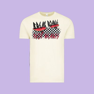 Break Boards Not Hearts Vintage Tee Designed By Maliassmallbusiness