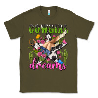 Army Green western rodeo cowgirl dreams Classic Tee - NancyCooperArtShop