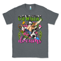 Charcoal Heather western rodeo cowgirl dreams Classic Tee - NancyCooperArtShop