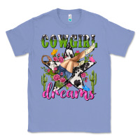 Colony Blue western rodeo cowgirl dreams Classic Tee - NancyCooperArtShop