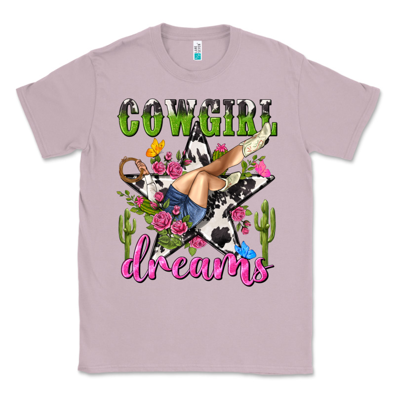 Western Rodeo Cowgirl Dreams Classic Tee by NancyCooperArtShop | Teevron