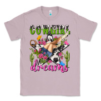 Lilac western rodeo cowgirl dreams Classic Tee - NancyCooperArtShop