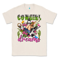 Natural western rodeo cowgirl dreams Classic Tee - NancyCooperArtShop