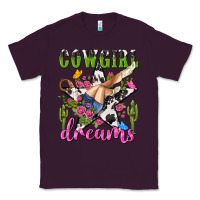 Plum western rodeo cowgirl dreams Classic Tee - NancyCooperArtShop
