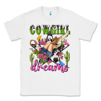 White western rodeo cowgirl dreams Classic Tee - NancyCooperArtShop