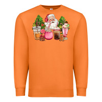 Carrot pink christmas santa coffe cups Premium Sweatshirt - CowGirlArtShop