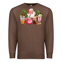Chestnut pink christmas santa coffe cups Premium Sweatshirt - CowGirlArtShop