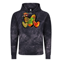 Cloud Black juneteenth hearts Vintage Hoodie - MaliasSmallBusiness