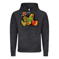 Vintage Black juneteenth hearts Vintage Hoodie - MaliasSmallBusiness