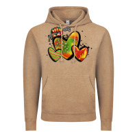 Vintage Coffee juneteenth hearts Vintage Hoodie - MaliasSmallBusiness