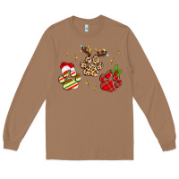 Toasted Coconut christmas paws Long Sleeve Tee - MaliasSmallBusiness