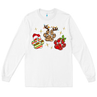 White christmas paws Long Sleeve Tee - MaliasSmallBusiness