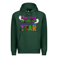 Sports Green the most spooktacular time of the year Premium Hoodie - CowGirlArtShop