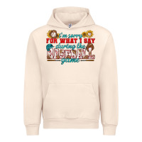 Sandshell i'm sorry for what i say during the baseball game Urban Hoodie - BundleAndBundleShop