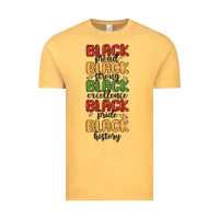 Vintage Mustard black history Vintage Tee - MaliasSmallBusiness