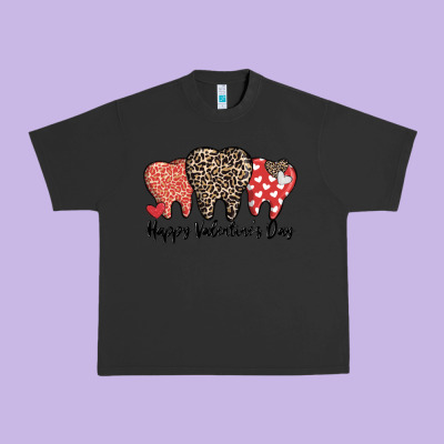 Dentist Happy Valentines Day Urban Heavy Tee Designed By Maliassmallbusiness