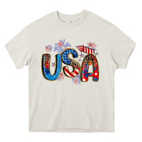 Usa 4th Of July Heavy Core Tee | Teevron