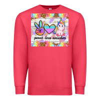 Cardinal peace loeve unicorns Premium Sweatshirt - CowGirlArtShop