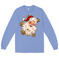Colony Blue Christmas santa claus Long Sleeve Tee - MaliasSmallBusiness