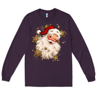 Plum Christmas santa claus Long Sleeve Tee - MaliasSmallBusiness