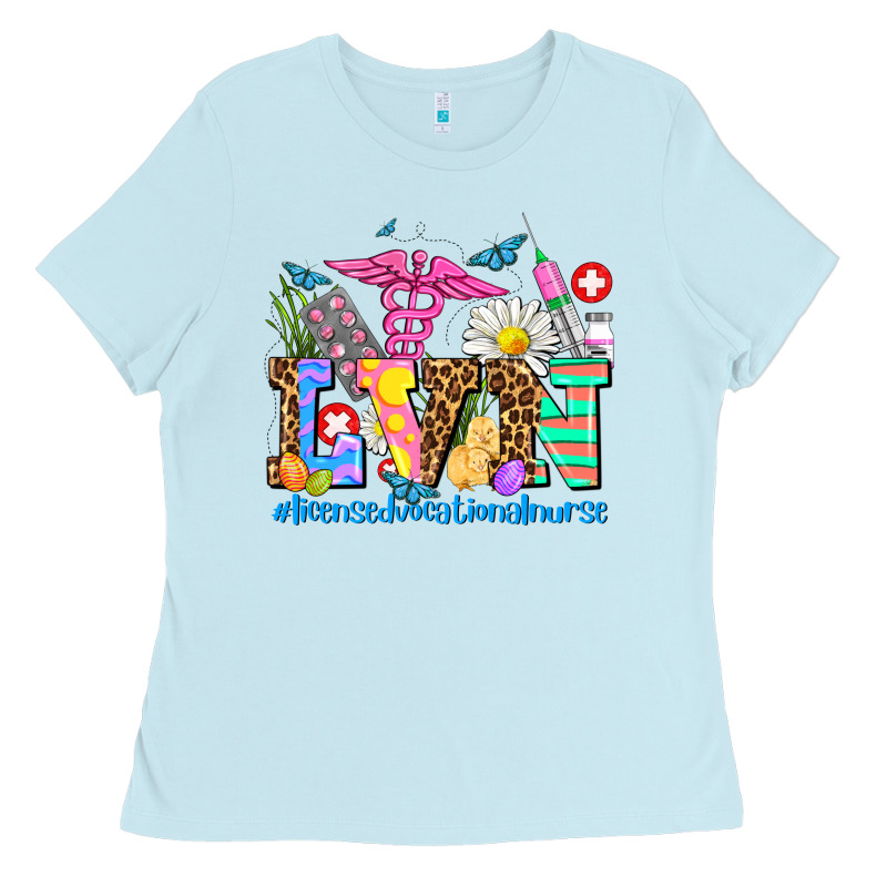 Easter Lvn Licensed Vocational Nurse Ladies Tee by AdoDesignShop | Teevron