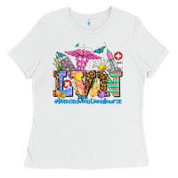 White easter lvn licensed vocational nurse Ladies Tee - AdoDesignShop