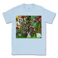 Dusty Blue easter Classic Tee - CowhideDigitalArt
