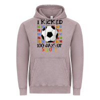 Vintage Zinc i kicked 100 days of school Vintage Hoodie - MaliasSmallBusiness
