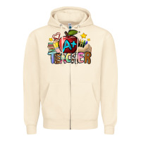 Sandshell a teacher Zipper Hoodie - NancyCooperArtShop