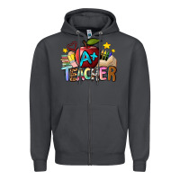 Smoke a teacher Zipper Hoodie - NancyCooperArtShop