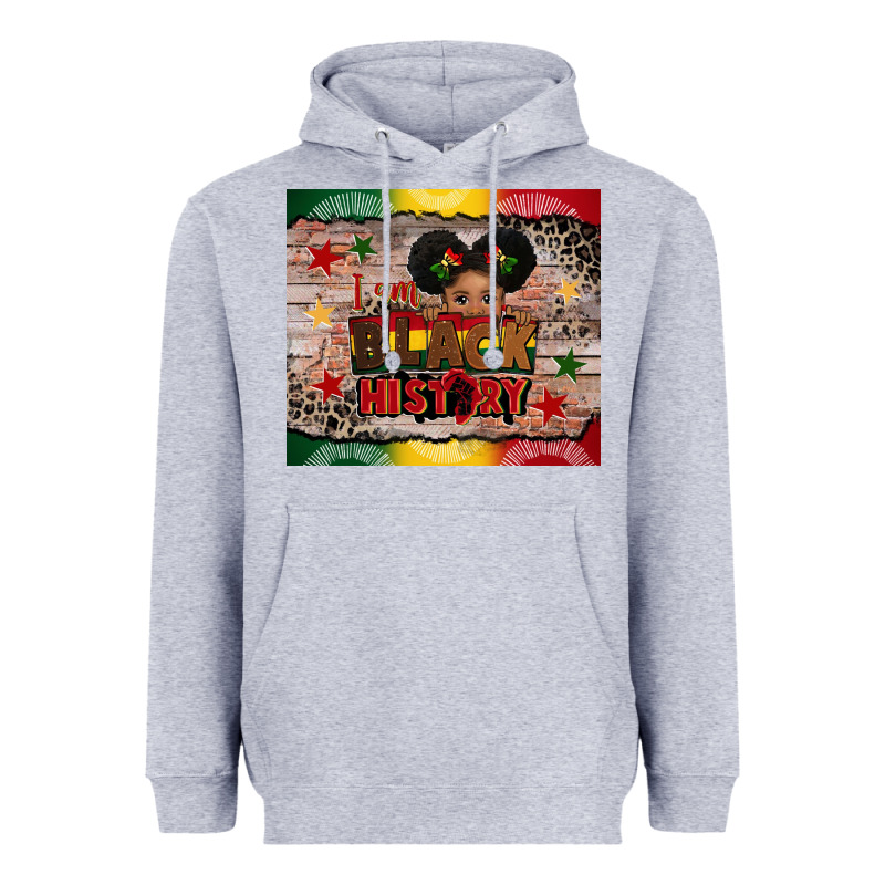 I Am Black History Heavyweight Hoodie by CowGirlArtShop | Teevron