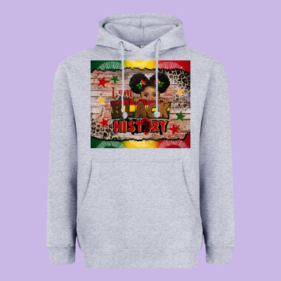 I Am Black History Heavyweight Hoodie Designed By Cowgirlartshop