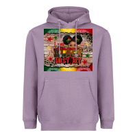 Lavender i am black history Heavyweight Hoodie - CowGirlArtShop