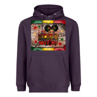 Plum i am black history Heavyweight Hoodie - CowGirlArtShop