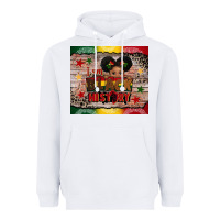 White i am black history Heavyweight Hoodie - CowGirlArtShop