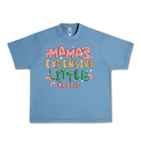 Pebble Blue mamas expensive little bestie Urban Heavy Tee - MaliasSmallBusiness