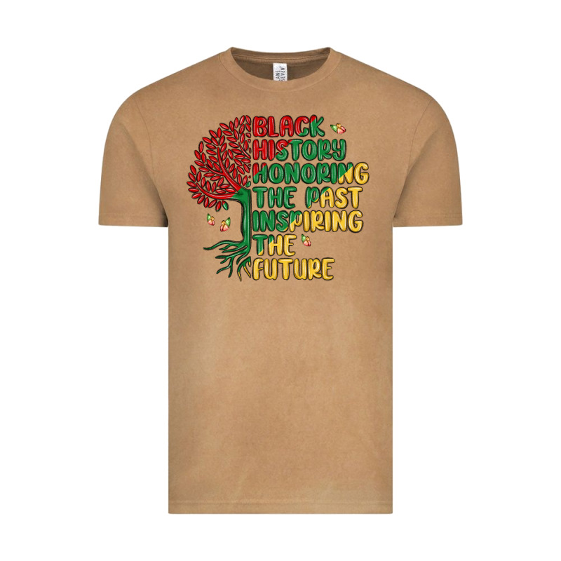 Black History Honoring The Past Inspiring The Futu Vintage Tee by MaliasSmallBusiness | Teevron