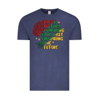 Vintage Denim black history honoring the past inspiring the futu Vintage Tee - MaliasSmallBusiness