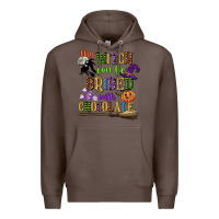 Coffee this witch can be bribed with chocolate Premium Hoodie - CowGirlArtShop
