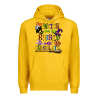 Lemon this witch can be bribed with chocolate Premium Hoodie - CowGirlArtShop